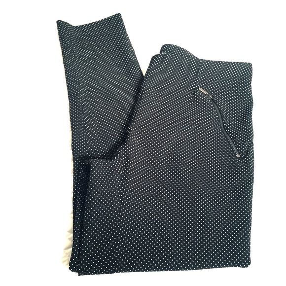 CND size 12 black/white polka dot pants - Picture 1 of 2
